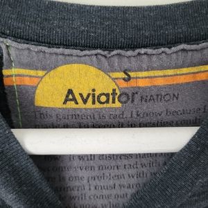 Aviator Nation Crop Tee S